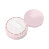 Maxbell Empty Loose powder containers with Puff Delicate Workmanship Useful Tool Pink