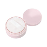 Maxbell Empty Loose powder containers with Puff Delicate Workmanship Useful Tool Pink