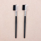 Maxbell Eyelash Comb and Eyebrow Brush Makeup Tool Brow and Lash Brush for Women Clear