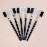 Maxbell Eyelash Comb and Eyebrow Brush Makeup Tool Brow and Lash Brush for Women Clear