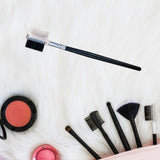 Maxbell Eyelash Comb and Eyebrow Brush Makeup Tool Brow and Lash Brush for Women Clear