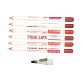 Maxbell 6 Pieces Lip Liner Pencil Smooth Application Water Resistant for Girls Style A