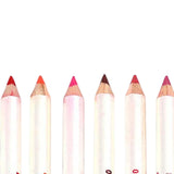 Maxbell 6 Pieces Lip Liner Pencil Smooth Application Water Resistant for Girls Style B