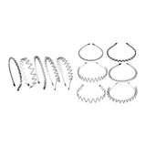 Maxbell fashionable hair Headband Mixed Styles Wave Hair Hoop Sports for Women Men 5pcs