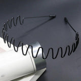 Maxbell fashionable hair Headband Mixed Styles Wave Hair Hoop Sports for Women Men 5pcs