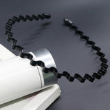 Maxbell fashionable hair Headband Mixed Styles Wave Hair Hoop Sports for Women Men 5pcs