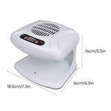 Maxbell Air Nail Dryer with Intelligent Sensor for Hands and Feet Use Manicure Tool White