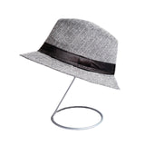 Maxbell Hat Holder Caps for Children and Adults Retail Display Sturdy Hat Rack Argent