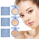 Maxbell Portable Setting Powder Easy to Wear Concealer Smooth Texture Girl Women Ivory