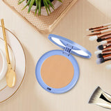 Maxbell Portable Setting Powder Easy to Wear Concealer Smooth Texture Girl Women Pure Beige