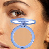 Maxbell Portable Setting Powder Easy to Wear Concealer Smooth Texture Girl Women Pure Beige