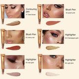 Maxbell Portable Contour Stick Lightweight Cosmetics Blends Effortlessly for Girls