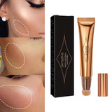 Maxbell Highlighter Stick Easy to Apply Face Brighten Contouring for Nose Body Champagne Gold