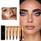 Maxbell Highlighter Stick Easy to Apply Face Brighten Contouring for Nose Body Rose Gold