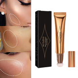 Maxbell Highlighter Stick Easy to Apply Face Brighten Contouring for Nose Body Light Pink