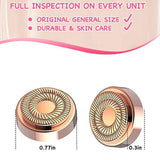 Maxbell 4x 18K Goldplated Replacement Heads for Facial Hair Remover Generation 2