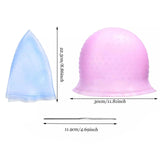 Maxbell Silicone Highlighting Cap Hair Dye Coloring Hat Adjustable DIY Reusable Soft White