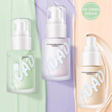 Maxbell Facial Makeup Primer Concealer Full Coverage Repair Cream Brightening Smooth Purple