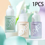 Maxbell Facial Makeup Primer Concealer Full Coverage Repair Cream Brightening Smooth Purple