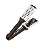 Maxbell Double Sided Straightening Brush Professional Styling Comb for Shop Women White