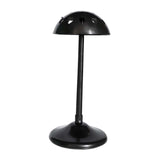 Maxbell PP Wig Hat Display Stand Adjustable Height for Hairdresser Barber Dome Top Black