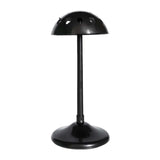 Maxbell PP Wig Hat Display Stand Adjustable Height for Hairdresser Barber Dome Top Black