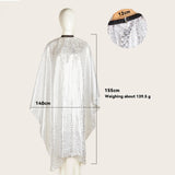 Maxbell Hairdressing Salon Cape Barber Styling Cape Accessory Kids Unisex Adult White