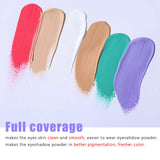Maxbell Eyeshadow Primer Base Sweatproof Creamy Easy to Apply Smooth for Women Girls Dark