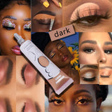 Maxbell Eyeshadow Primer Base Sweatproof Creamy Easy to Apply Smooth for Women Girls Dark