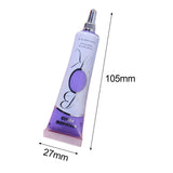 Maxbell Eyeshadow Primer Base Sweatproof Creamy Easy to Apply Smooth for Women Girls Violet