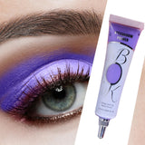 Maxbell Eyeshadow Primer Base Sweatproof Creamy Easy to Apply Smooth for Women Girls Violet
