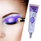Maxbell Eyeshadow Primer Base Sweatproof Creamy Easy to Apply Smooth for Women Girls Violet