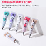 Maxbell Eyeshadow Primer Base Sweatproof Creamy Easy to Apply Smooth for Women Girls Mint Green