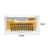 Maxbell Segmented False Eyelashes Eyelash Extension Bunches Wispy Natural DIY Soft 8mm