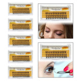 Maxbell Segmented False Eyelashes Eyelash Extension Bunches Wispy Natural DIY Soft 8mm