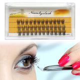 Maxbell Segmented False Eyelashes Eyelash Extension Bunches Wispy Natural DIY Soft 8mm