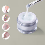 Maxbell Nail Extension Gel Trendy gel for Nail Extensions Salon Nail Design White