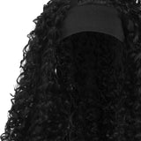 Maxbell Lady Afro curly Wig Elegant Medium for Work Photography Daily Wear 55-58cm