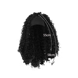 Maxbell Lady Afro curly Wig Elegant Medium for Work Photography Daily Wear 55-58cm