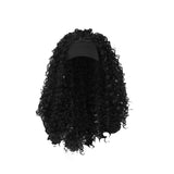Maxbell Lady Afro curly Wig Elegant Medium for Work Photography Daily Wear 55-58cm