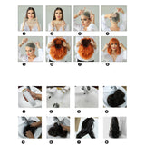 Maxbell Lady Afro curly Wig Elegant Medium for Work Photography Daily Wear 46-55cm