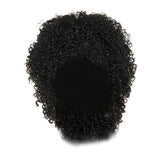 Maxbell Afro Curly Wigs Heat Resistant Full Wigs with Bangs for Daily Wedding Work Black