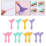 Maxbell Reusable Eyeliner Stencils Silicone Template Assistant Helper Washable pink 1pc