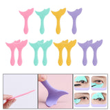Maxbell Reusable Eyeliner Stencils Silicone Template Assistant Helper Washable pink 1pc