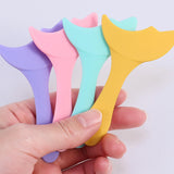 Maxbell Reusable Eyeliner Stencils Silicone Template Assistant Helper Washable pink 1pc