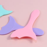 Maxbell Reusable Eyeliner Stencils Silicone Template Assistant Helper Washable pink 1pc