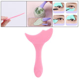 Maxbell Reusable Eyeliner Stencils Silicone Template Assistant Helper Washable pink 1pc