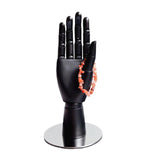 Maxbell Mannequin Hand Moveable for Sketching Jewelry Display Home Office Decoration Black