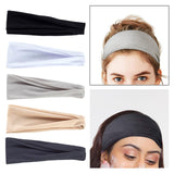 Maxbell Sports Headbands Wide Headbands Workout Headband for Men Exercise Travel Black