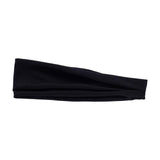 Maxbell Sports Headbands Wide Headbands Workout Headband for Men Exercise Travel Black